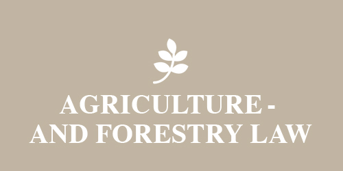 More about agriculture and forestry law